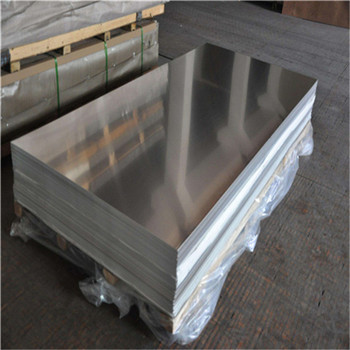 Präglad aluminiumplatta med blå skyddsfilm för dekoration 1050 1060 3003 3004 3105 