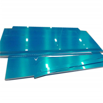 Spegelfinish PVC-belagd 1mm 1050 1060 1100 H14 Aluminiumplåt för industriell 